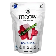 Meow Dry Food Freeze Dried Raw Beef & Hoki 280g, NZ-205, cat Freeze Dried, Meow, cat Food, catsmart, Food, Freeze Dried